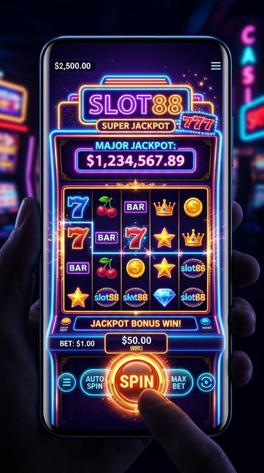 Layar utama slot88 — antarmuka bersih setelah instalasi